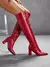 CUCCOO SZL Botas Cano Alto Fashion de Salto Alto para o Outono/Inverno para Mulheres, Botas Longas Sexy e Slim Fit para Festas - loja online
