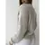 Blusa Tricô Inverno Ponto Fang Tricot Gola Redonda Manga Bufante na internet