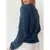 Blusa Tricô Inverno Ponto Fang Tricot Gola Redonda Manga Bufante - loja online