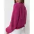 Blusa Tricô Inverno Ponto Fang Tricot Gola Redonda Manga Bufante