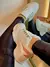 Tênis Feminino Chunky Sneakers Metalizado na internet
