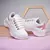 Tênis Feminino Chunky Sneakers Metalizado - comprar online