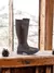 Bota Feminino Cano Longo Montaria Fashion Elegante Moda Resistente Para o Frio bota marrom confortável elegante - Seuconfortotche