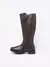 Bota Feminino Cano Longo Montaria Fashion Elegante Moda Resistente Para o Frio bota marrom confortável elegante