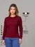 Vendedor Indicado Blusa Feminina Básica Branco Manga Longa Dia a Dia Todas Ocasiões Inverno - loja online