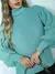 Blusa Gola Boba de Tricot Feminino - Seuconfortotche