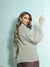 Blusa Gola Boba de Tricot Feminino