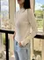 BLUSA TRICOT MANGA LONGA CANELADA NEW COLLECTION