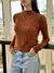 BLUSA TRICOT MANGA LONGA CANELADA NEW COLLECTION