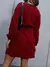 Vestido Mousse Tricot Inverno Elegante Fenda na Lateral Frio Moda Casual Dividido Malhado