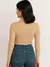 Blusa cacharrel feminino gola manga longa ribana canelado algodão Simples Casual Noite Casa Diário Rua outono inverno - comprar online