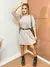 Poncho Feminino de Tricot Manga Longa Lanzinha Flanelada Tendencia Inverno Gola Alta Vestido Trico Blogueira - comprar online