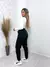 calca legging feminina de fato de treino de cor solida