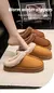 Novos chinelos masculinos fofos de inverno com sola grossa para interior e calor - Seuconfortotche