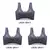 Imagem do 3 peças sutiãs push up bralette sem fio feminino-5cm de elevação natural, re