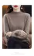 Imagem do Suéter de caxemira feminino, lã 100% pura, pulôver de meia gola, blusa de mal