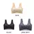 Imagem do 3 peças sutiãs push up bralette sem fio feminino-5cm de elevação natural, re