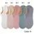 5 pares/lote meias femininas verão nova cor sólida invisível baixo corte meia - Seuconfortotche