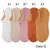 5 pares/lote meias femininas verão nova cor sólida invisível baixo corte meia - comprar online