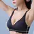 Sutiã feminino sem costura, peito pequeno, design oco grande, suporte de roupa