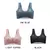 3 peças sutiãs push up bralette sem fio feminino-5cm de elevação natural, re