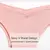 5 pçs/set mulheres algodão calcinha brasileira v cintura roupa interior femini - Seuconfortotche