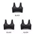 3 peças sutiãs push up bralette sem fio feminino-5cm de elevação natural, re