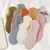 5 pares/lote meias femininas verão nova cor sólida invisível baixo corte meia