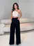 Calça feminina pantalona elegante com bolso dia dos namorados - Seuconfortotche