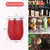 Copos de vinho de aço inoxidável, copo de vinho isolado de 12 onças, copos de na internet