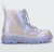 Bota Coturno Mini Melissa Azul Perolado - Jujuba Calçados Infantis