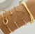 Set 4 Pulseras Esclavas Mujer Elegante Minimalista - comprar online