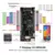 LILYGO Plastic Development Boards T-Display-S3 AMOLED For Smart Home Automation System ESP32-S3+1.91 Inch AMOLED Display Modules na internet