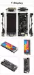 LILYGO® T-Display-S3 AMOLED ESP32-S3 1.91-inch RM67162 AMOLED Display Development Board OLED WIFI Bluetooth 5.0 Wireless Module - loja online
