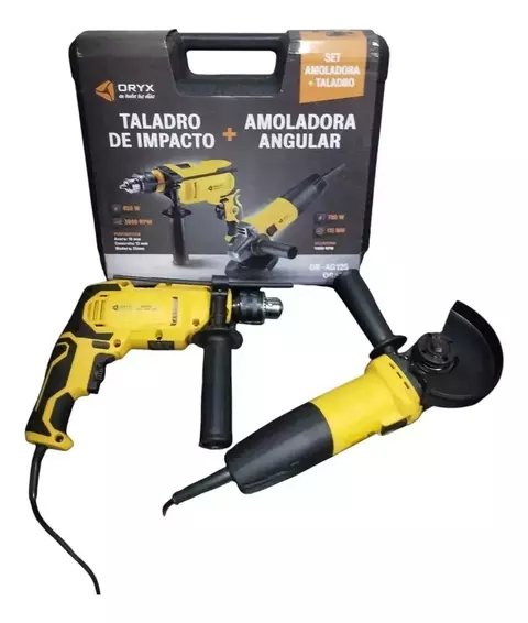 Set Amoladora Angular 780w Taladro De Impacto 850w Estuche - comprar online