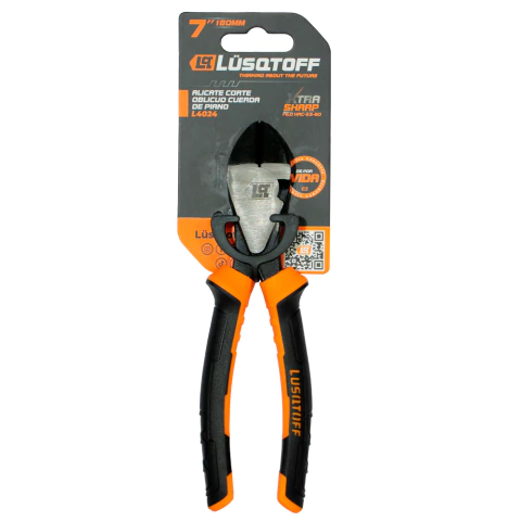 L4024 ALICATE CORTE OBLICUO CUERDA DE PIANO 7" (180MM)(x6unid)