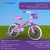 Bicicleta Infantil Aro 12 Nathor Cat Violeta Menina 2-5 Anos - loja online