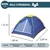 Barraca Camping Mor Iglu Life Até 3 Pessoas Acampamento na internet