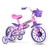 Bicicleta Infantil Aro 12 Nathor Cat Violeta Menina 2-5 Anos