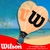 Kit de Frescobol Wilson Madeira Pinus 2 Raquetes 1 Bola na internet