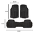 Alfombra 3 Piezas Autos Camionetas Pvc Goma Pesada Premium - comprar online