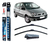 Kit 2 Escobillas Limpiaparabrisas Renault Scenic 1996 A 2011