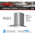 Campana De Cocina Liliana Pure Desing Kc994 Acero Inoxidable en internet