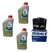 Kit Service Aceite Castrol Y Filtro Bmw F800 Gs 2008 A 2018