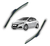 Juego Escobillas Limpiaparabrisas Peugeot 208 2014 2015 2016