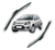 Kit 2 Escobillas Limpiaparabrisas Flex Ford Ka 1997 A 2013