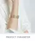 Pulseira Cuff Moonlight Zircon
