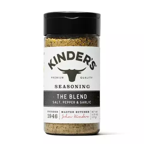 Tempero Kinder's The Blend com sal, pimenta e alho, 6,25 oz 185g