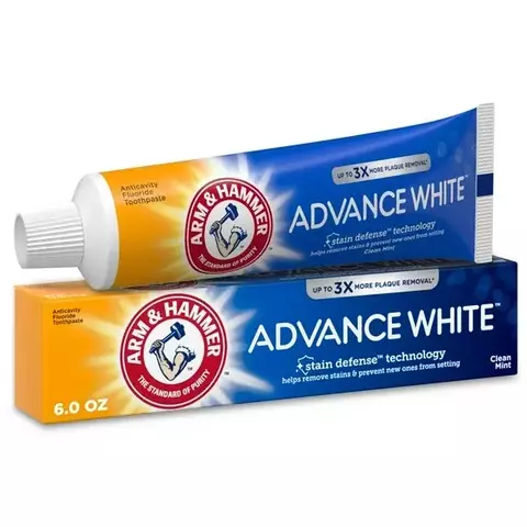 Creme dental branqueador ARM & HAMMER Advanced White Extreme, creme dental com flúor, menta limpa 170g