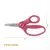 Tesoura infantil Fiskars de 5" com ponta rosa, para crianças de 4 a 7 anos, tesoura para escola primária